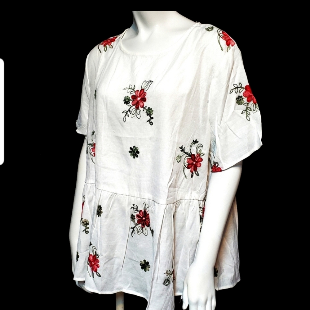 Shein boho peplum top